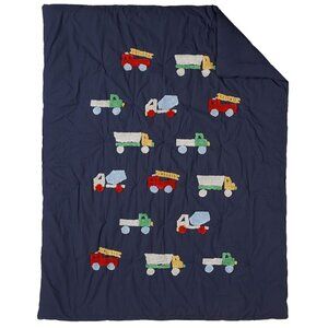 New Pottery Barn Candlewick Trucks Comforter single bed $269